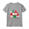 Buon Natale Cappelli di Babbo Natale Nani Folletti Natalizi Maglietta - Vestiti Natalizi per Tutta la Famiglia - Ideale per le Vacanze