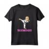 Carino Taekwondo Ragazza - Maglietta per Bambini di Arti Marziali - Regalo Perfetto per Praticanti di Taekwondo e MMA