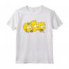 HapTiger Bart Lisa Maggie Maglietta - Official Merchandise for Fans of The Simpsons - Men, Women, Boys, Girls