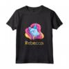 Bambino Rebecca - Maglietta Unicorno Personalizzata per Ragazza - Regalo Compleanno Speciale