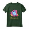 Bambino Rebecca - Maglietta Unicorno Personalizzata per Ragazza - Regalo Compleanno Speciale