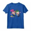 HapTiger Wanda and Cosmo In Love Maglietta - Official Fairly Oddparents Merchandise - Perfect for Fans of Timmy Turner