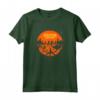 HapTiger Halloween Hawkins Group Silhouette Maglietta - Officially Licensed Apparel for Men, Women, Boys, and Girls - Featuring Eleven and Demogorgon