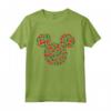 HapTiger Mickey Mouse Icon Red and Green Holiday Maglietta - Official Christmas Merchandise for Men, Women, Boys, and Girls - Spread Holiday Cheer