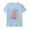Red Telephone Box | Cabina Telefonica Inglese Maglietta - Regno Unito Design Eccezionale - Ideale per Regalo Festa del Papà o Natale