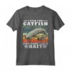 I Fish Catfish - Divertente Maglietta da Pesca al Pesce Gatto - Regalo Ideale per Pescatori Predatori - Compleanno o Natale