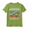 I Fish Catfish - Divertente Maglietta da Pesca al Pesce Gatto - Regalo Ideale per Pescatori Predatori - Compleanno o Natale