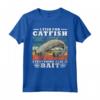 I Fish Catfish - Divertente Maglietta da Pesca al Pesce Gatto - Regalo Ideale per Pescatori Predatori - Compleanno o Natale