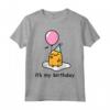 Gudetama è il mio compleanno - Maglietta con Licenza Ufficiale HapTiger - Ideale per gli Appassionati di Gudetama