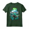 Jurassic World Blue Green Jungle Velociraptor Attack Maglietta - Officially Licensed Apparel for Fans