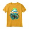 Jurassic World Blue Green Jungle Velociraptor Attack Maglietta - Officially Licensed Apparel for Fans