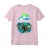 Jurassic World Blue Green Jungle Velociraptor Attack Maglietta - Officially Licensed Apparel for Fans