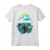 Jurassic World Blue Green Jungle Velociraptor Attack Maglietta - Officially Licensed Apparel for Fans