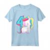Bambino Unicorno dell'4° Compleanno per Bambine di 4 Anni - Maglietta Carina Idea Regalo Compleanno Natale
