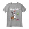 Dabbing Rabbit Easter Day Eggs Dab Boys Girls Kid Gift Bunny Maglietta - Funny Easter Day T-Shirt for Kids and Teens - Perfect Family Matching Surprise