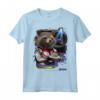 HapTiger Avengers Endgame Rocket Logo Maglietta - Officially Licensed Apparel for Superhero Fans - 19MARF00058A-001