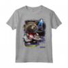 HapTiger Avengers Endgame Rocket Logo Maglietta - Officially Licensed Apparel for Superhero Fans - 19MARF00058A-001