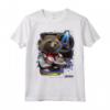 HapTiger Avengers Endgame Rocket Logo Maglietta - Officially Licensed Apparel for Superhero Fans - 19MARF00058A-001