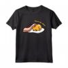 Gudetama Leave Me Alone - Coperta per pancetta Maglietta - Licenza Ufficiale HapTiger Apparel - Ideale per Appassionati