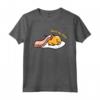 Gudetama Leave Me Alone - Coperta per pancetta Maglietta - Licenza Ufficiale HapTiger Apparel - Ideale per Appassionati
