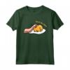 Gudetama Leave Me Alone - Coperta per pancetta Maglietta - Licenza Ufficiale HapTiger Apparel - Ideale per Appassionati