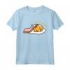 Gudetama Leave Me Alone - Coperta per pancetta Maglietta - Licenza Ufficiale HapTiger Apparel - Ideale per Appassionati