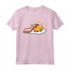 Gudetama Leave Me Alone - Coperta per pancetta Maglietta - Licenza Ufficiale HapTiger Apparel - Ideale per Appassionati