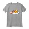 Gudetama Leave Me Alone - Coperta per pancetta Maglietta - Licenza Ufficiale HapTiger Apparel - Ideale per Appassionati