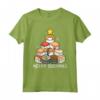 Sushi Albero di Natale - Maglietta Kawaii Anime Estetica Giapponese - Regalo Divertente di Natale per Amanti del Sushi