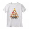 Sushi Albero di Natale - Maglietta Kawaii Anime Estetica Giapponese - Regalo Divertente di Natale per Amanti del Sushi