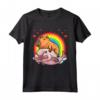 Pesce Blob Capibara Con Couri Capivara Chigüire Ronsoco Maglietta - Ideale per gli Amanti degli Animali - Design Kawaii con Cuori