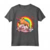 Pesce Blob Capibara Con Couri Capivara Chigüire Ronsoco Maglietta - Ideale per gli Amanti degli Animali - Design Kawaii con Cuori