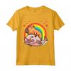 Pesce Blob Capibara Con Couri Capivara Chigüire Ronsoco Maglietta - Ideale per gli Amanti degli Animali - Design Kawaii con Cuori