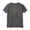HapTiger Alice In Wonderland Cheshire Cat Neon All Mad Here Maglietta - Officially Licensed Disney Shirt for Fans - Vintage Mickey Mouse Design