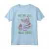 HapTiger Alice In Wonderland Cheshire Cat Neon All Mad Here Maglietta - Officially Licensed Disney Shirt for Fans - Vintage Mickey Mouse Design