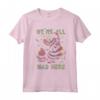 HapTiger Alice In Wonderland Cheshire Cat Neon All Mad Here Maglietta - Officially Licensed Disney Shirt for Fans - Vintage Mickey Mouse Design