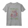 HapTiger Alice In Wonderland Cheshire Cat Neon All Mad Here Maglietta - Officially Licensed Disney Shirt for Fans - Vintage Mickey Mouse Design