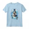 HapTiger Kingdom Of Hearts Sky Group Faded Design Maglietta - Officially Licensed Apparel for Gamers - Limited Edition 20DNKH00020A-001