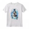 HapTiger Kingdom Of Hearts Sky Group Faded Design Maglietta - Officially Licensed Apparel for Gamers - Limited Edition 20DNKH00020A-001