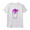 Codeine Lean Double Cup Styrofoam - Viola Bevuto Sciroppo Tosse Maglietta - Outfit Hip Hop e Streetwear