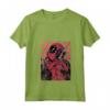 HapTiger Deadpool Heart Hands Maglietta con Collo a V - Officially Licensed Apparel - Ideale per Fan di Deadpool