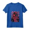 HapTiger Deadpool Heart Hands Maglietta con Collo a V - Officially Licensed Apparel - Ideale per Fan di Deadpool