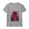 HapTiger Deadpool Heart Hands Maglietta con Collo a V - Officially Licensed Apparel - Ideale per Fan di Deadpool