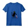 Donna Divertente Coltello Nero Omicida Gatto Gattino Gatto Amante - Maglietta divertente per amanti dei gatti - Regalo Compleanno o Natale per Crazy Cat Lady