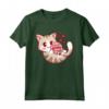Gattino con Pallina da Tennis per Tennista amante dei Gatti - Maglietta Regina del Tennis Femminile - Ideale per Compleanno o Festa della Mamma