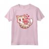 Gattino con Pallina da Tennis per Tennista amante dei Gatti - Maglietta Regina del Tennis Femminile - Ideale per Compleanno o Festa della Mamma