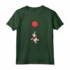 HapTiger Winnie The Pooh Flying With Red Balloon Maglietta - Officially Licensed Apparel for Disney Fans