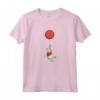 HapTiger Winnie The Pooh Flying With Red Balloon Maglietta - Officially Licensed Apparel for Disney Fans