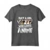 Solo una ragazza che ama l'idea regalo anime - Maglietta per amanti degli anime - Acquista online