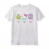HapTiger Keroppi Hello Kitty Bad Badtz-Maru Cono Gelato Maglietta - Licenza Ufficiale Sanrio Apparel